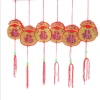 Wholesale of festival supplies, New Year interior decorations, "Fu" character pendants Specification image